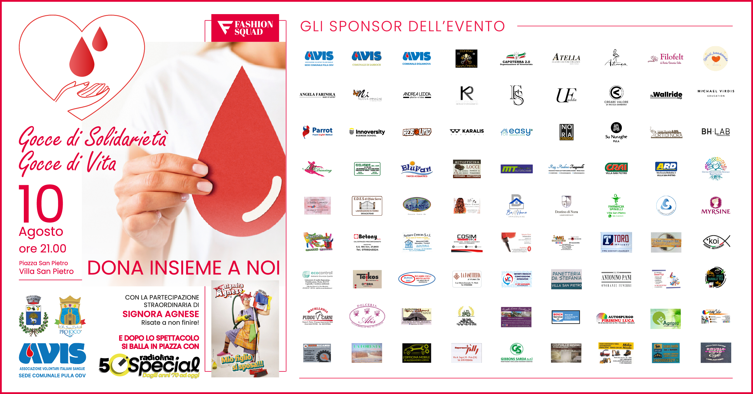 gocce di solidarietà - locandina SITO WEB